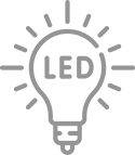 Led lighting icon